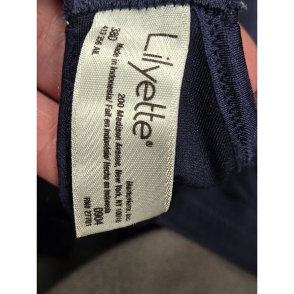 Lilyette Bali 0904 MINIMIZER BRAS Underwire Smoothing 38D Lot of 4 Black Navy - Picture 6 of 6